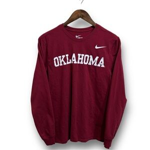 Nike Maroon Long Sleeve Tee